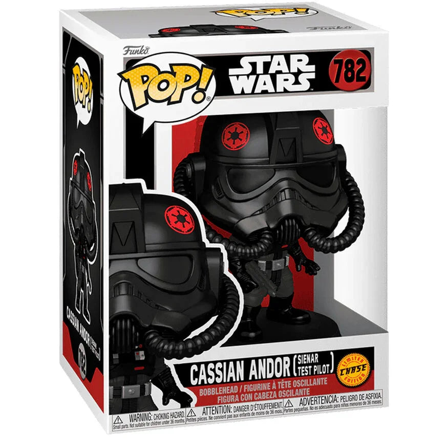 POP figure Star Wars Cassian Andor Sienar Test Pilot 5 + 1 Chase Nerdscape
