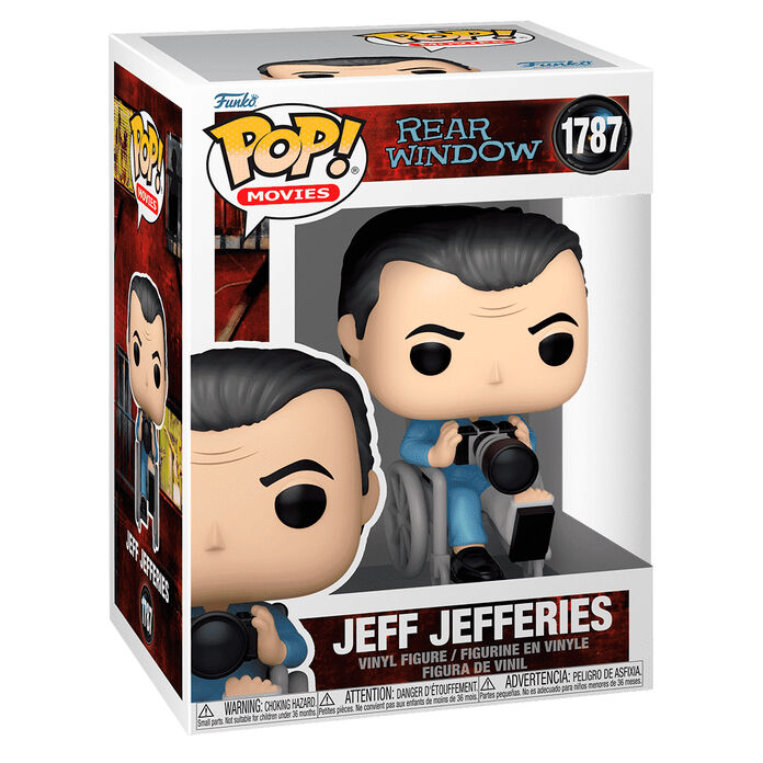 Funko Pop! Rear Window Jeff Jefferies - Figura da Collezione Vinyl Nerdscape
