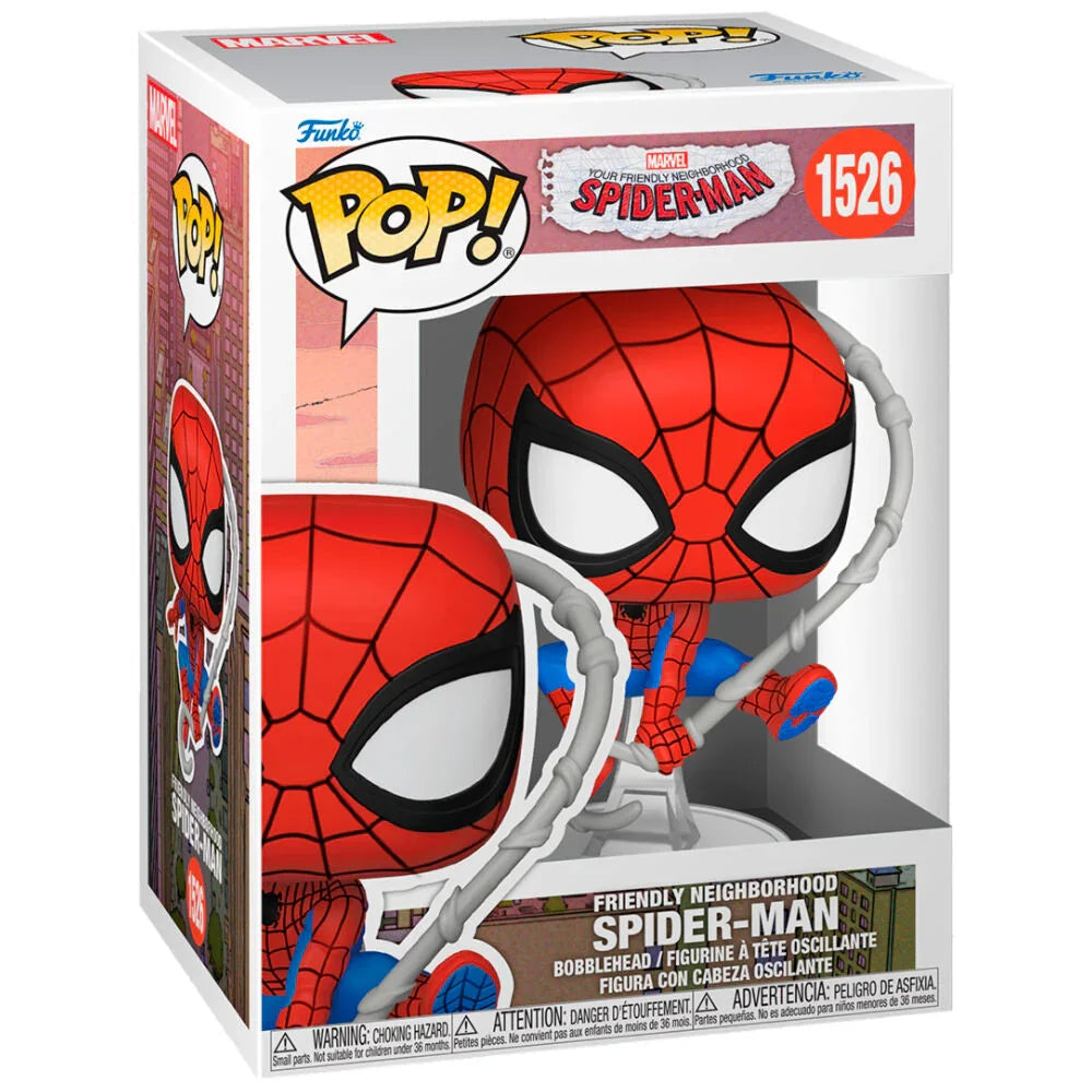 Funko Pop! Marvel Spider-Man - Spider-Man - Figura da Collezione Vinyl Nerdscape