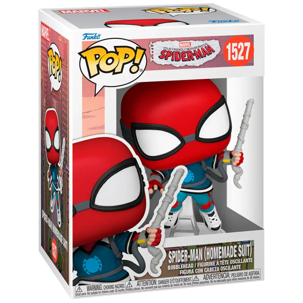 Funko Pop! Marvel Spider-Man Homemade Suit - Figura da Collezione Vinyl Nerdscape