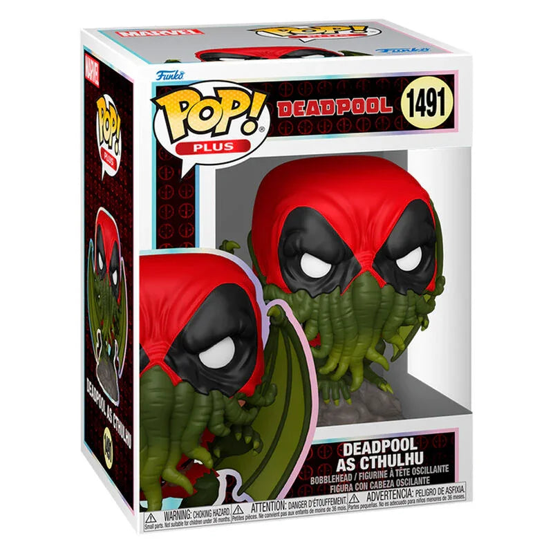 Funko Pop! Marvel Deadpool - Deadpool as Cthulhu - Figura da Collezione Vinyl Nerdscape