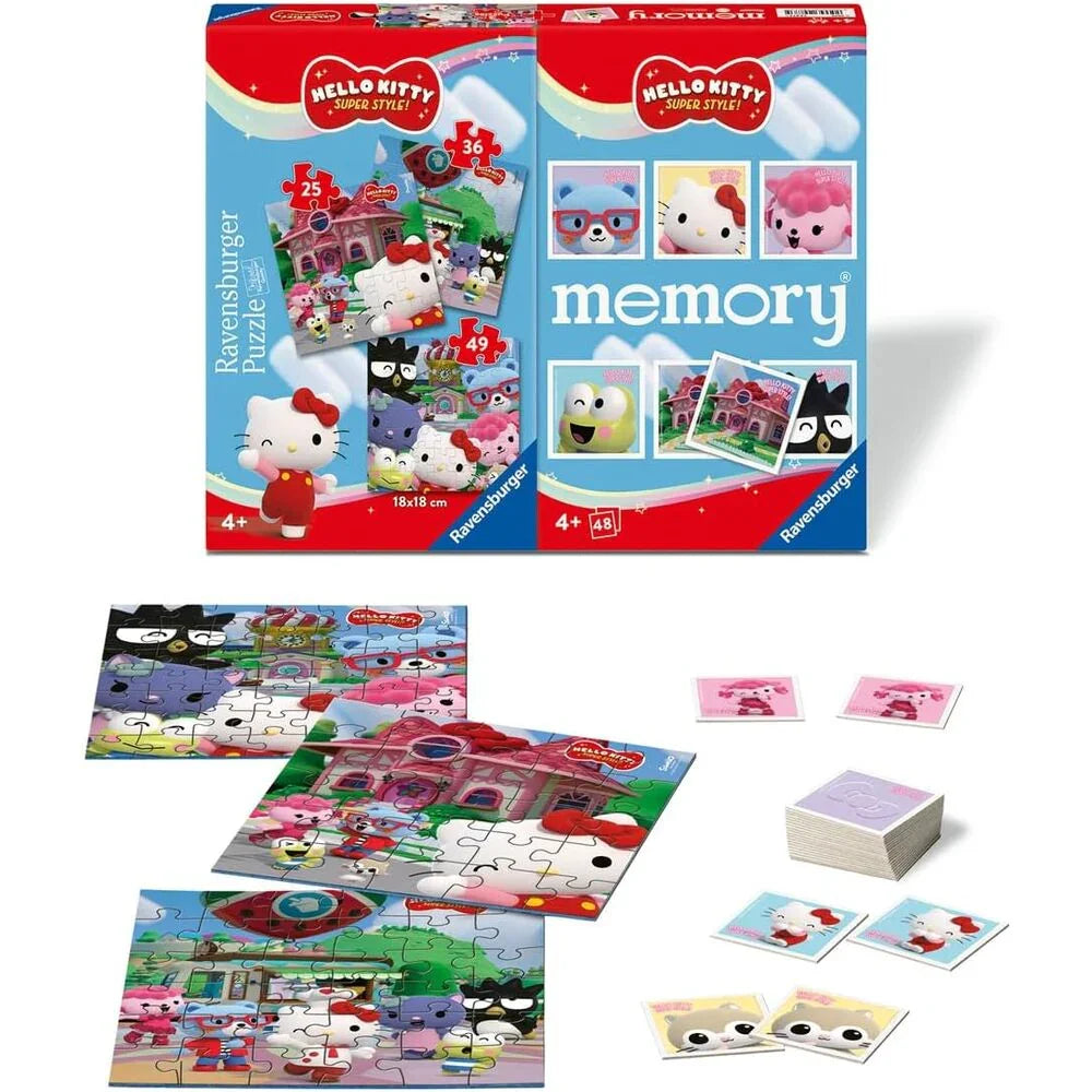 Hello Kitty 3 puzzles + memory multipack Nerdscape