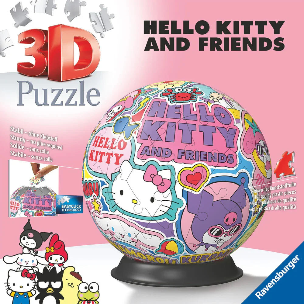 Hello Kitty 3D puzzle 72pcs Nerdscape