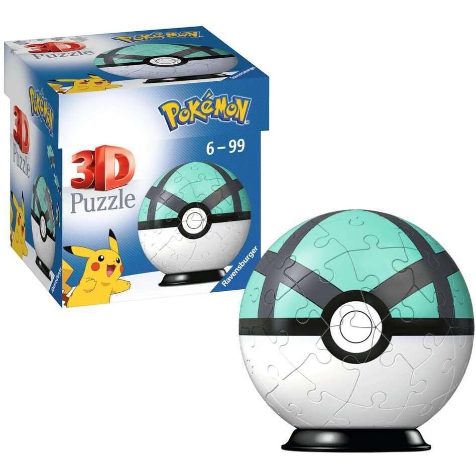 Pokemon Poke Ball 3D puzzle 54pcs Nerdscape