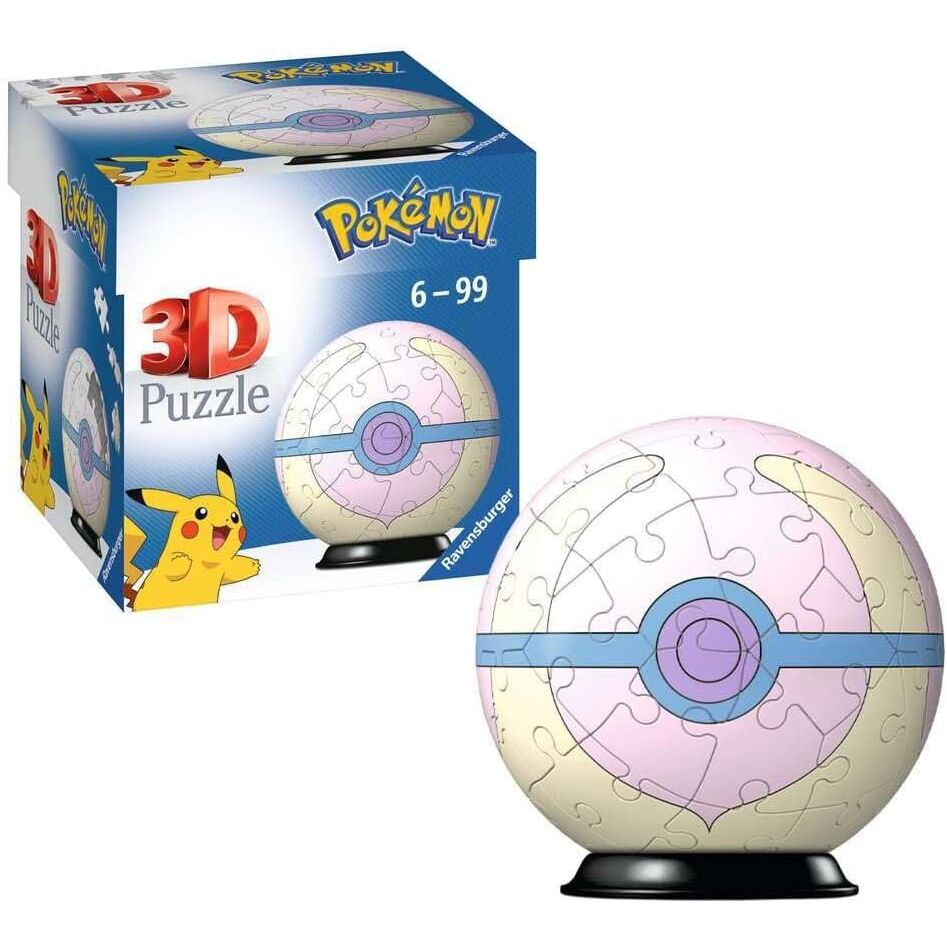 Pokemon Poke Ball 3D puzzle 54pcs Nerdscape