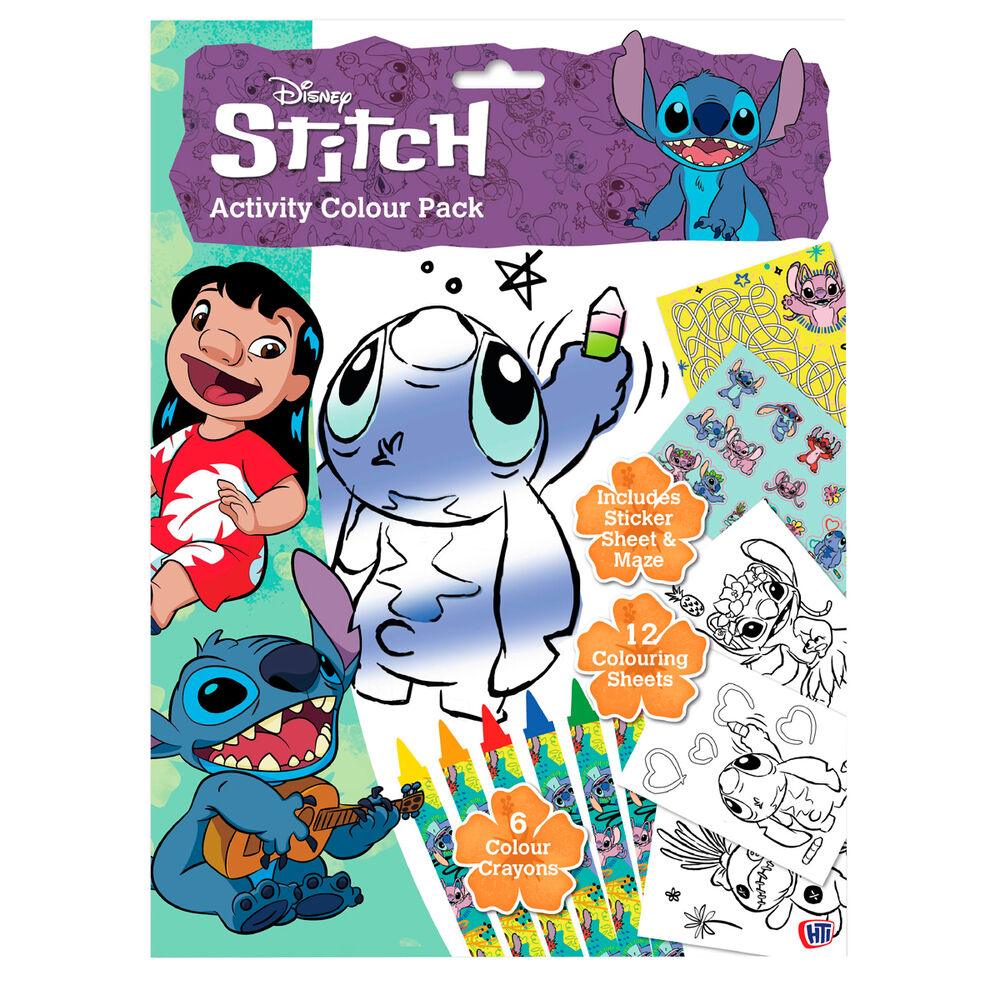 Disney Stitch activity colour pack Nerdscape