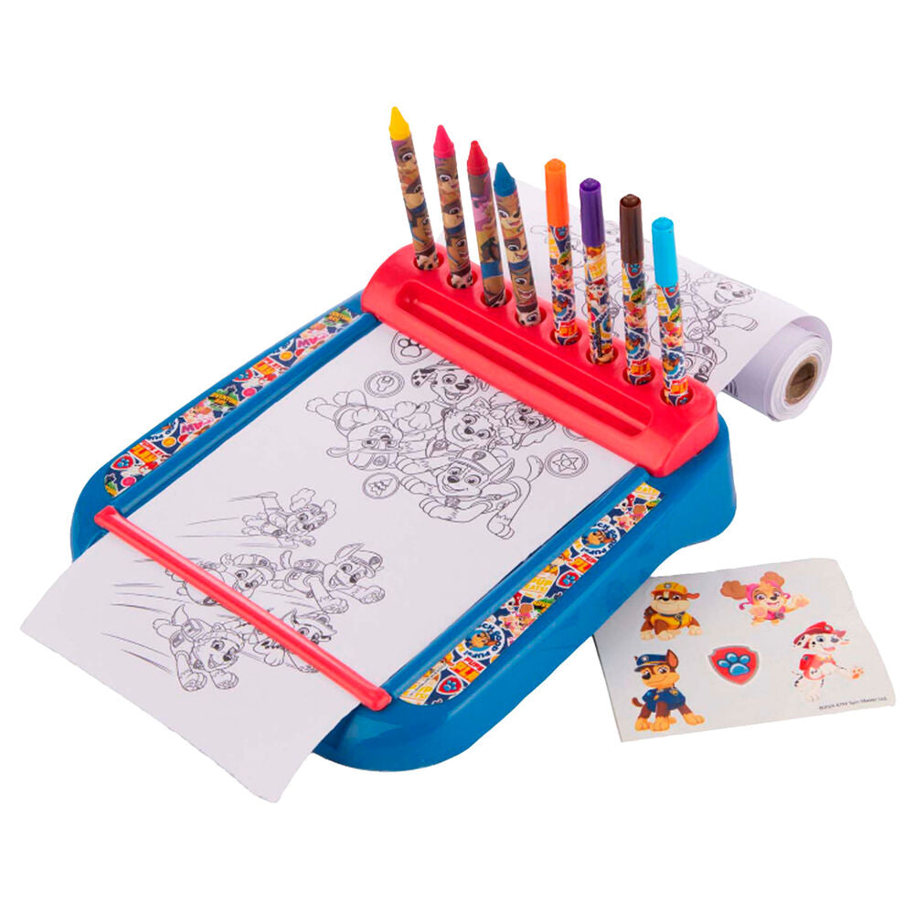 Paw Patrol roll & go colouring station Nerdscape