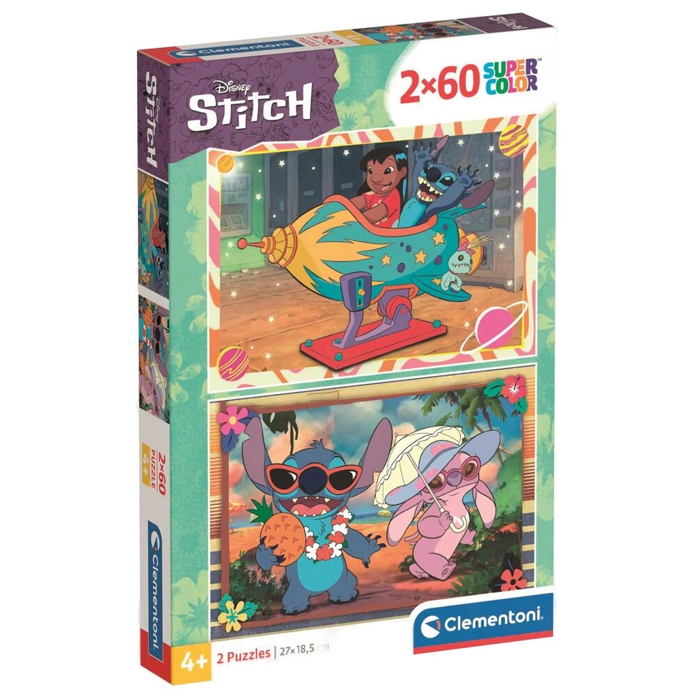 Disney Stitch puzzle 2x60pcs Nerdscape