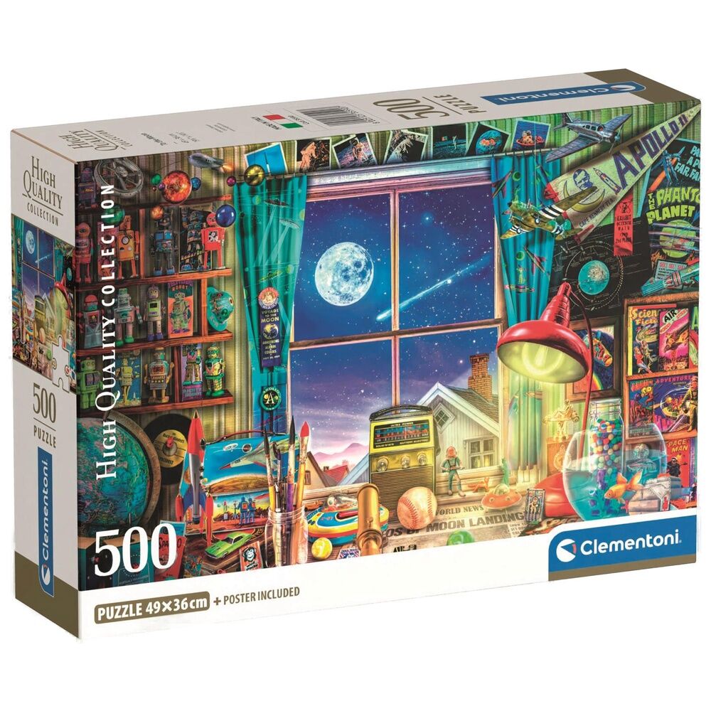 High Quality To The Moon puzzle 500pcs Nerdscape