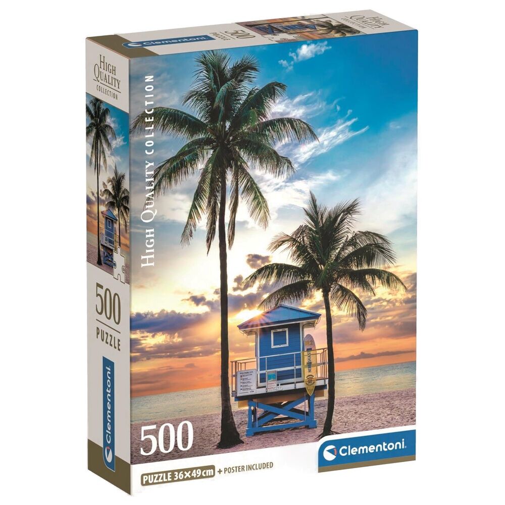 High Quality Miami Beach Florida puzzle 500pcs Nerdscape