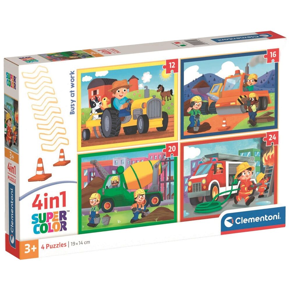 Busy at Work puzzle 12+16+20+24pcs Nerdscape