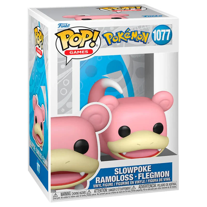 Funko Pop! Pokemon Slowpoke - Ramoloss - Flegmon - Figura da Collezione Vinyl Nerdscape