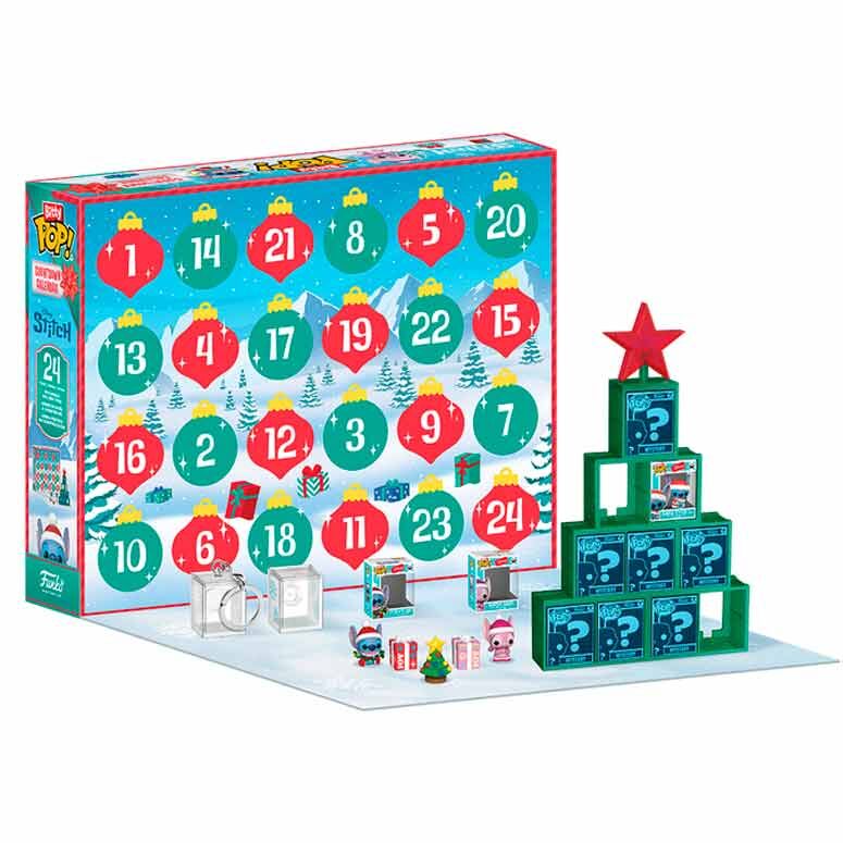 Funko Pop! Bitty POP! Stitch 24-Day Advent Calendar - Figura da Collezione Vinyl Nerdscape
