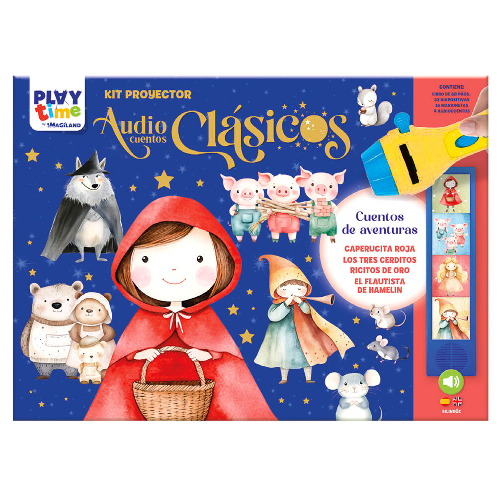 Adventure Stories audio story projector kit