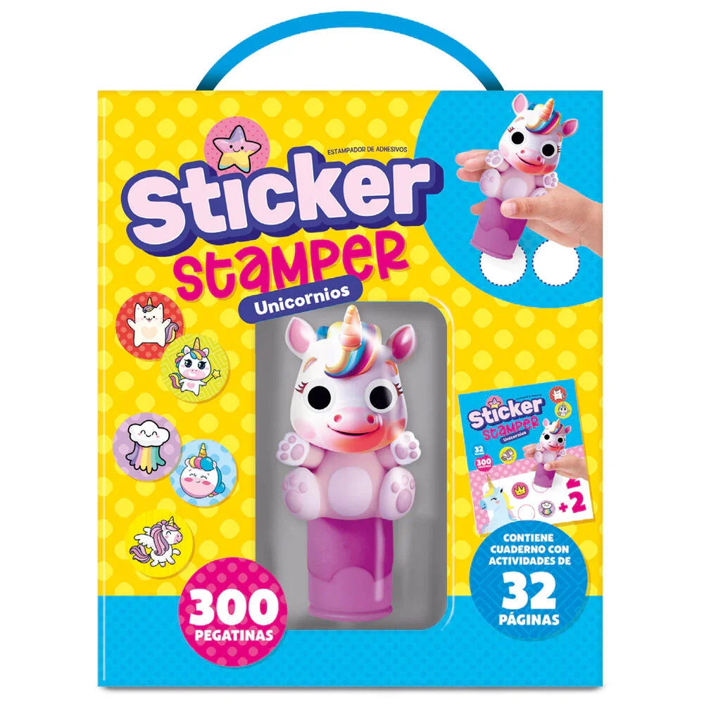 Unicorns Sticker Stamper kit Nerdscape