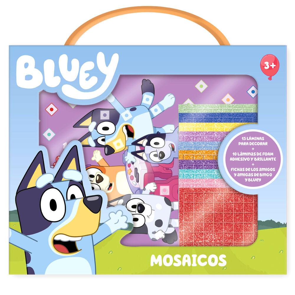 Bluey mosaics briefcase Nerdscape