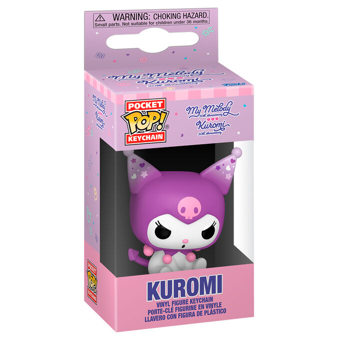 Porte-clés Pocket POP Hello Kitty 20e anniversaire Kuromi Grumpy