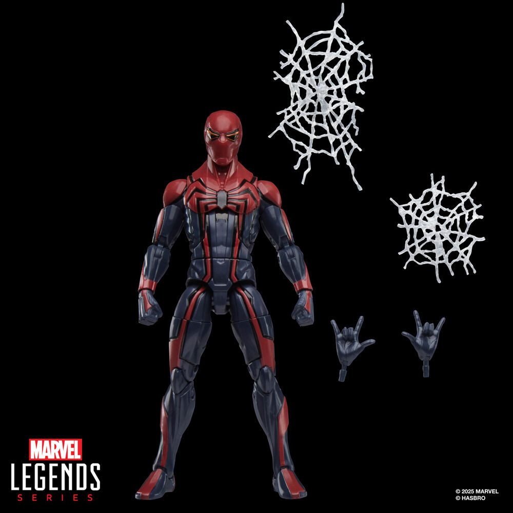 Figurine Spider-Man Peter Parker en tenue Velocity, série Marvel Legends Gamerverse, 15 cm