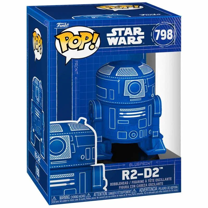 Funko Pop! Star Wars R2-D2 - Figura da Collezione Vinyl Nerdscape