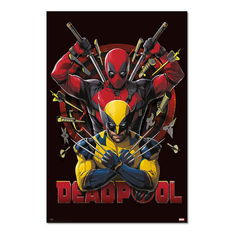 Affiche Marvel Deadpool et Wolverine