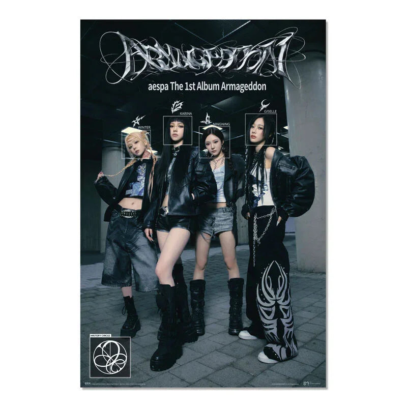 Aespa Armageddon Poster Collezione Nerdscape – Stampa Glossy 91,5x61cm Nerdscape