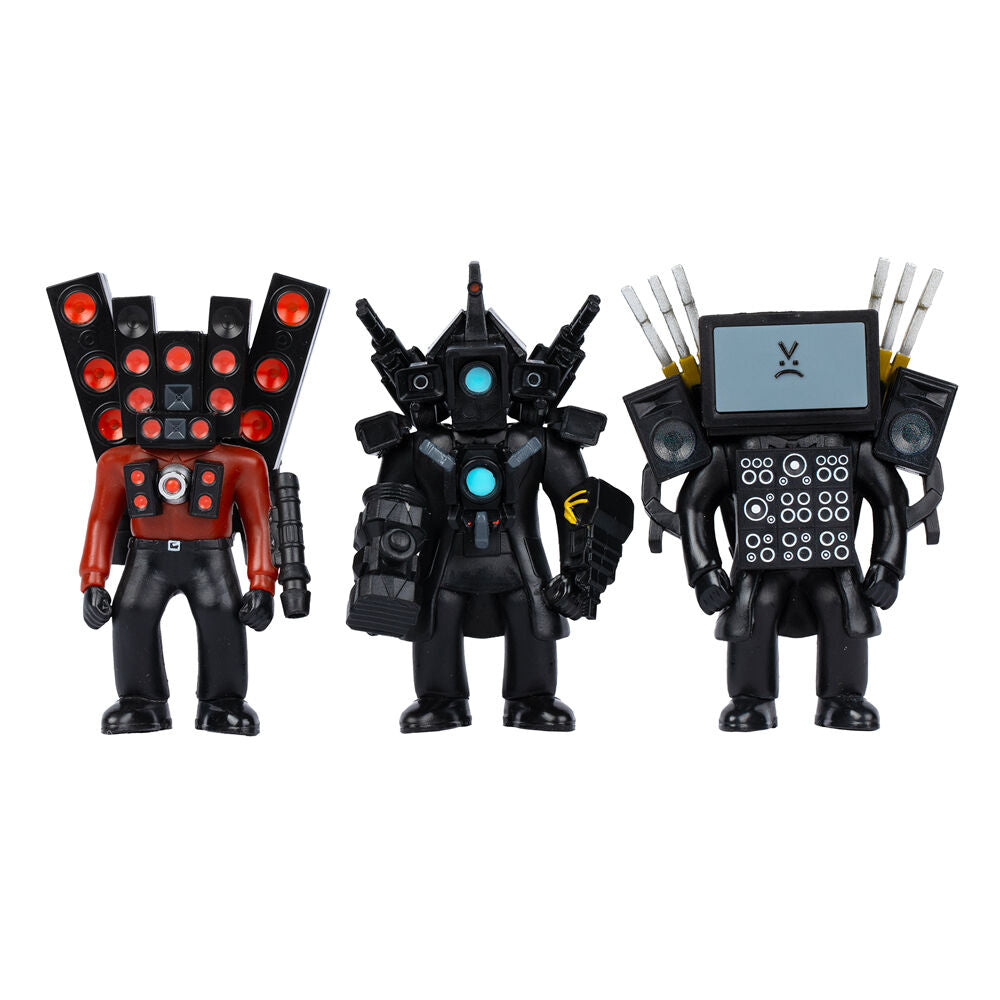Skibidi Toilet Titan Collection pack 3 figures Nerdscape
