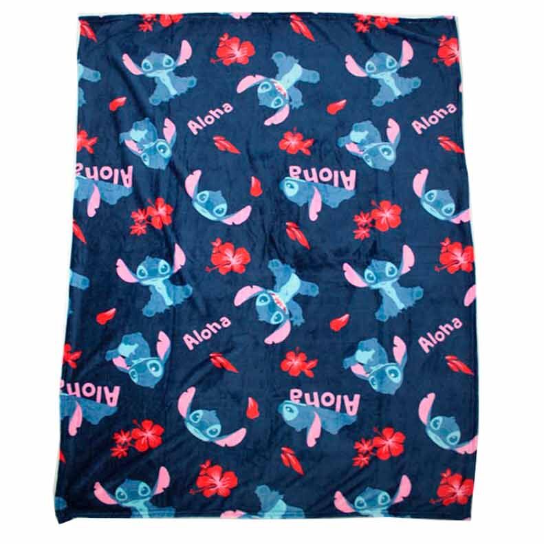 Disney Stitch Coral blanket 110x140cm Nerdscape