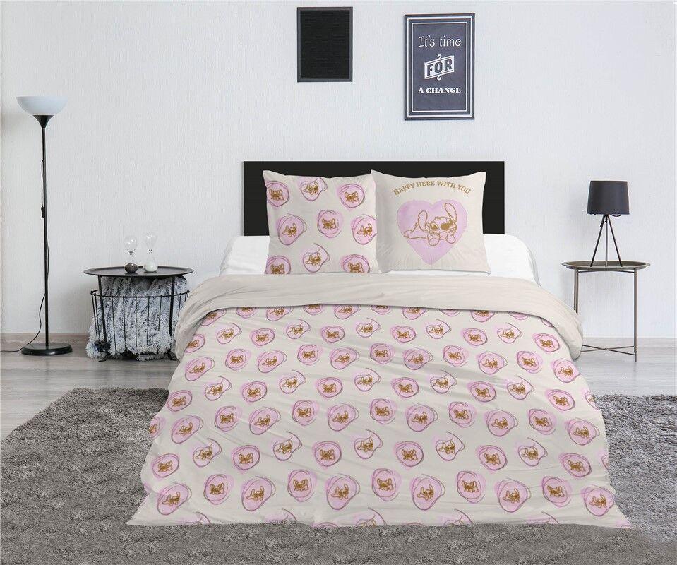 Disney Stitch & Angel policotton duvet cover bed 135cm Nerdscape