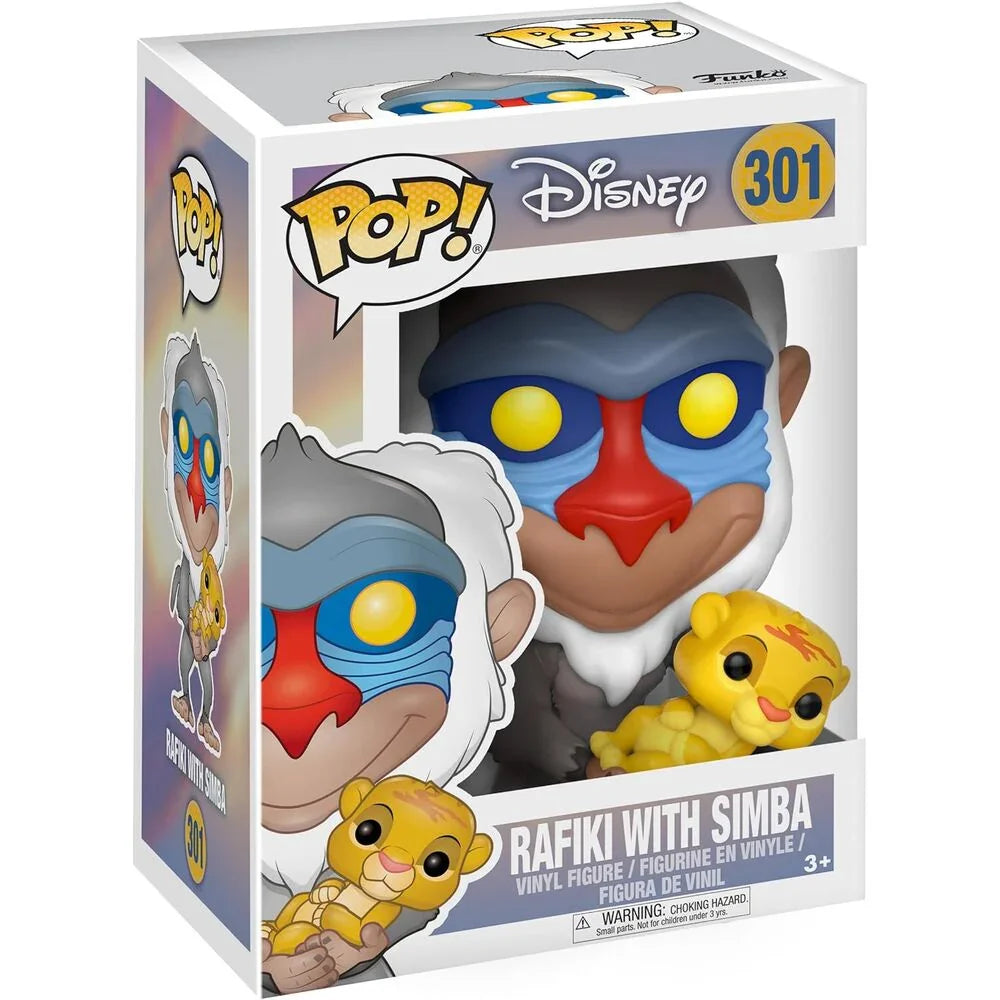 POP figure Disney The Lion King Rafiki with Simba Nerdscape