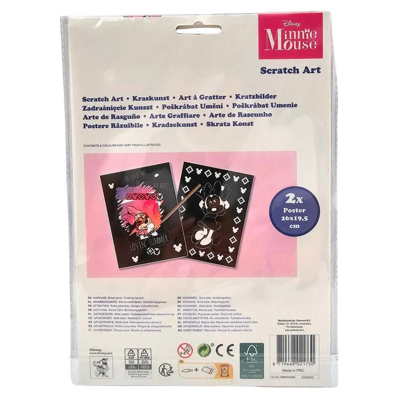 Disney Minnie scratching set Nerdscape