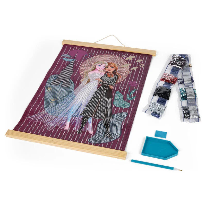 Disney Frozen Wooden frame with diamond painting Nerdscape