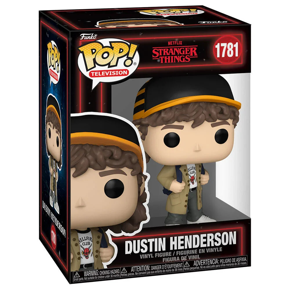 Funko Pop! Stranger Things Dustin Henderson 5 - Figura da Collezione Vinyl Nerdscape