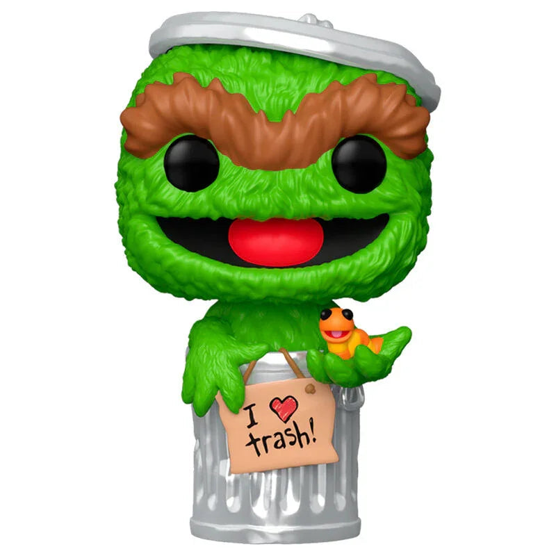 Funko Pop! Sesame Street Oscar the Grouch - Figura da Collezione Vinyl Nerdscape