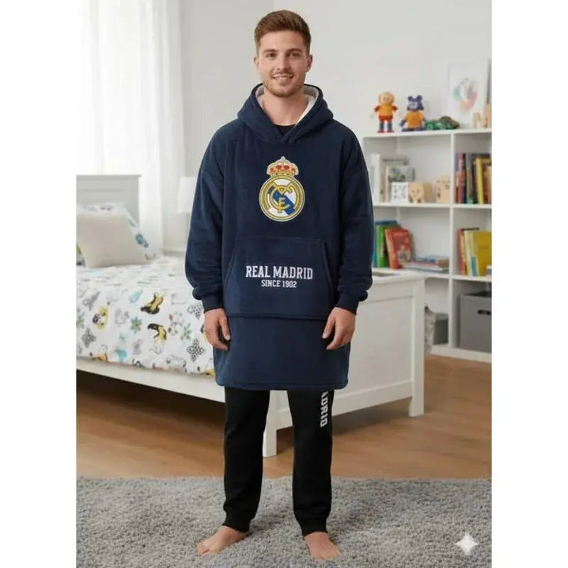 Real Madrid oversize sweatshirt coat adult Nerdscape