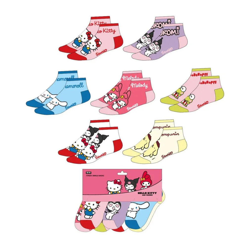 Hello Kitty and Friends pack socks Nerdscape