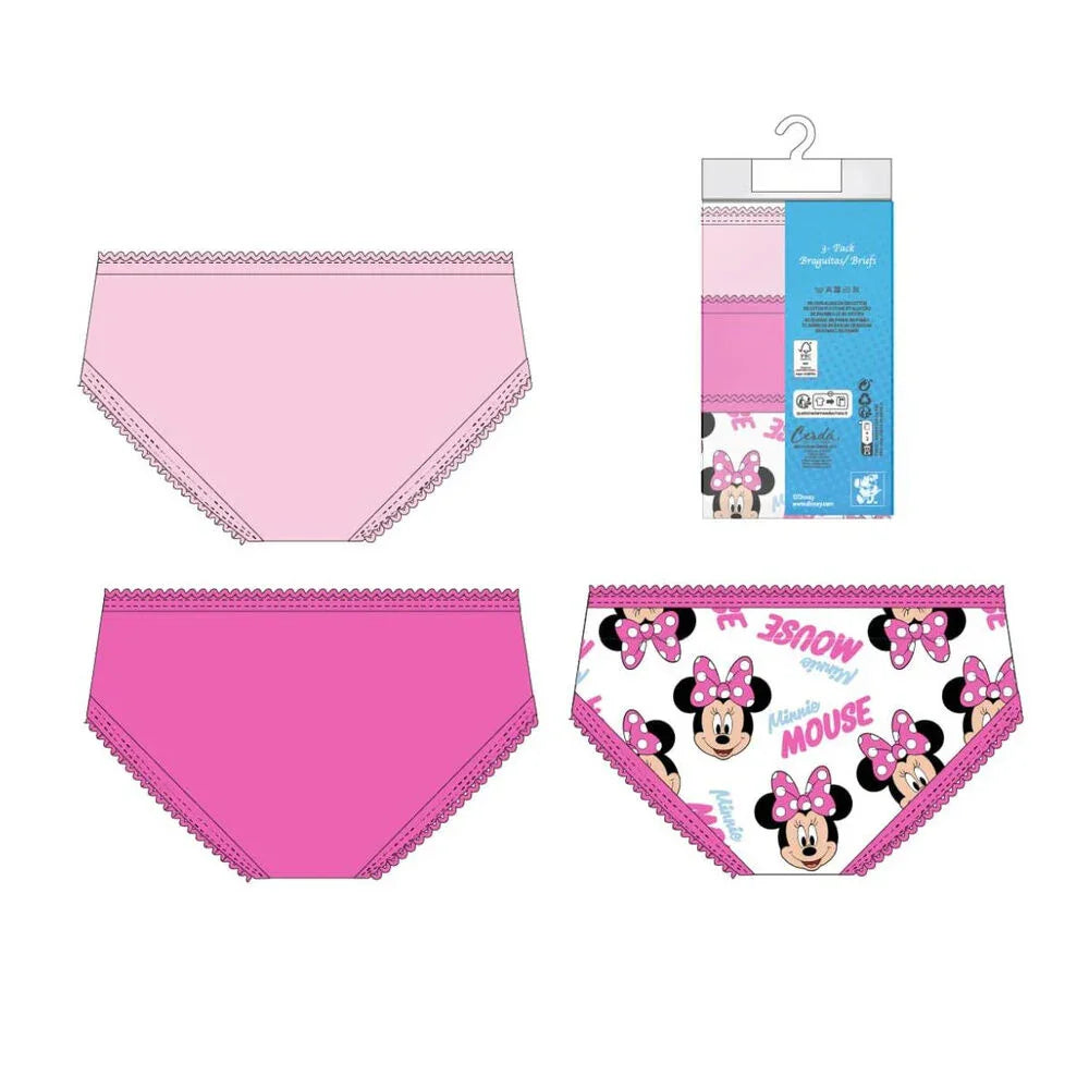 Disney Minnie pack 3 knickers Nerdscape