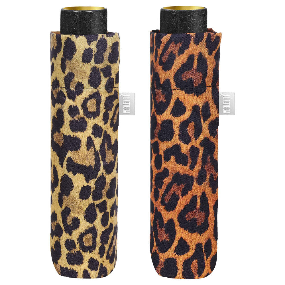 Manual folding leopard umbrella assorted 54cm Nerdscape