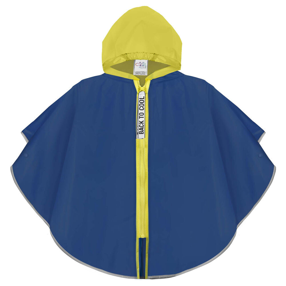 Raincoat blue/yellow zip Nerdscape