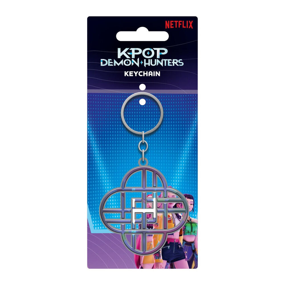 KPop Demon Hunters metal keychain Nerdscape