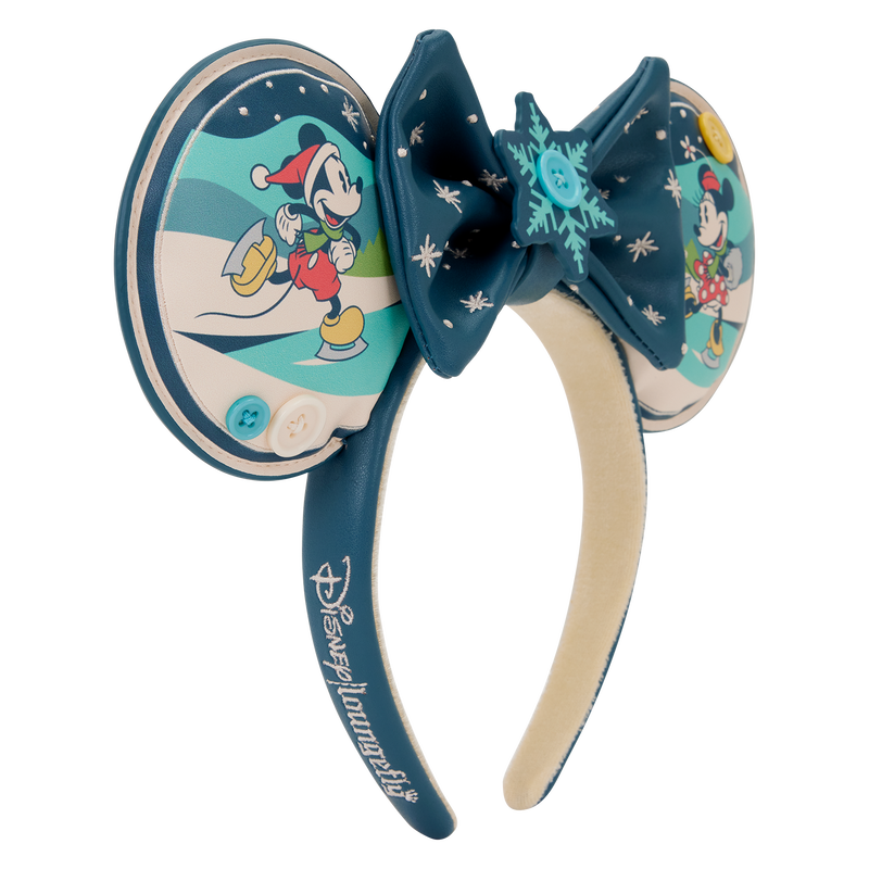 Loungefly Disney Mickey & Minnie Holiday headband Nerdscape