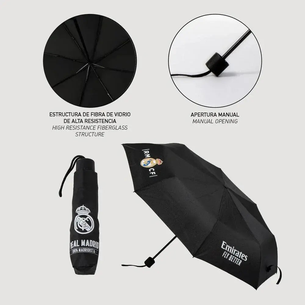 Real Madrid folding manual umbrella Nerdscape