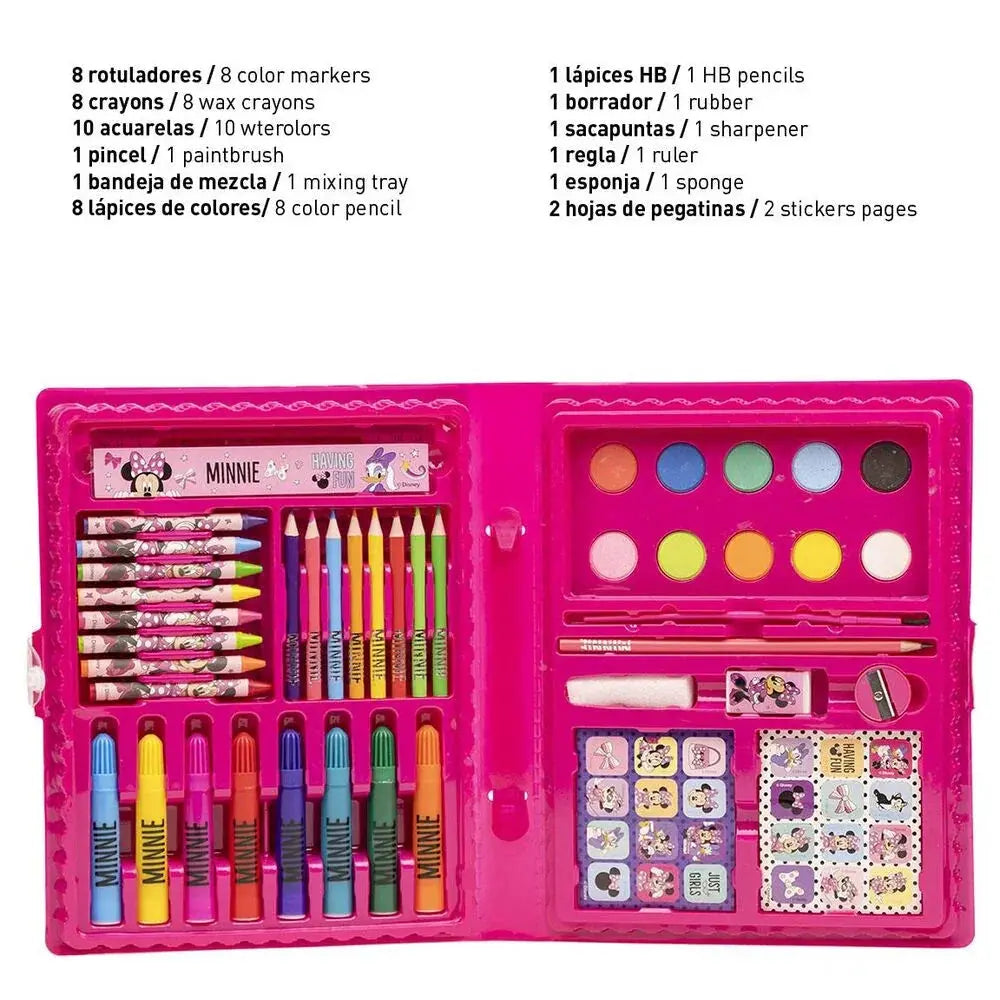 Disney Minnie Colouring stationery set Nerdscape