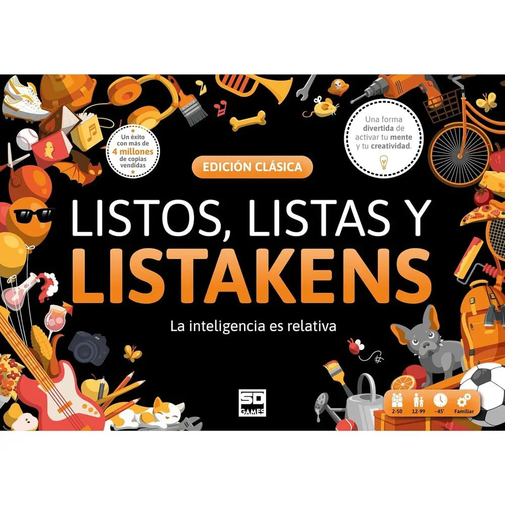 Spanish Listos Listas y Listakens board game Nerdscape