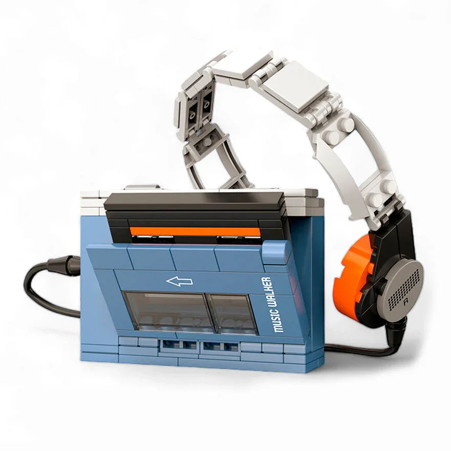 Portable Cassette Player Construction Kit 156pcs Nerdscape