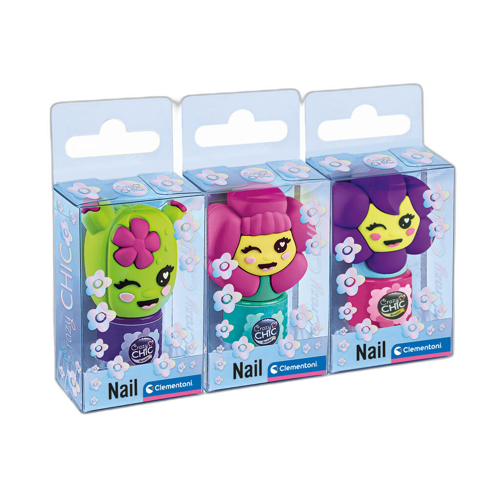 Crazy Chic Flower Power assorted Nail Polish Nerdscape