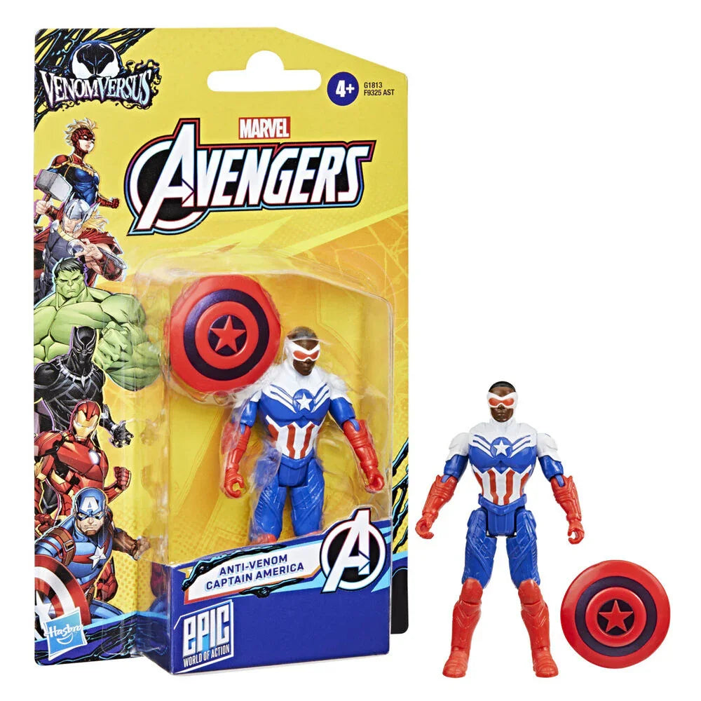 Marvel Avengers Captain America Anti-Venom Figura da Collezione 10cm - Nerdscape Nerdscape