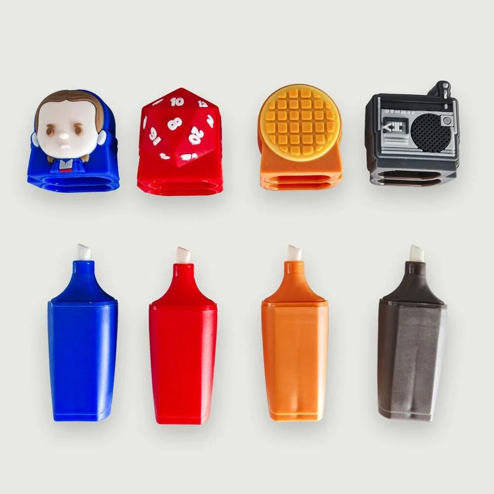 Stranger Things pack 4 highlighters Nerdscape