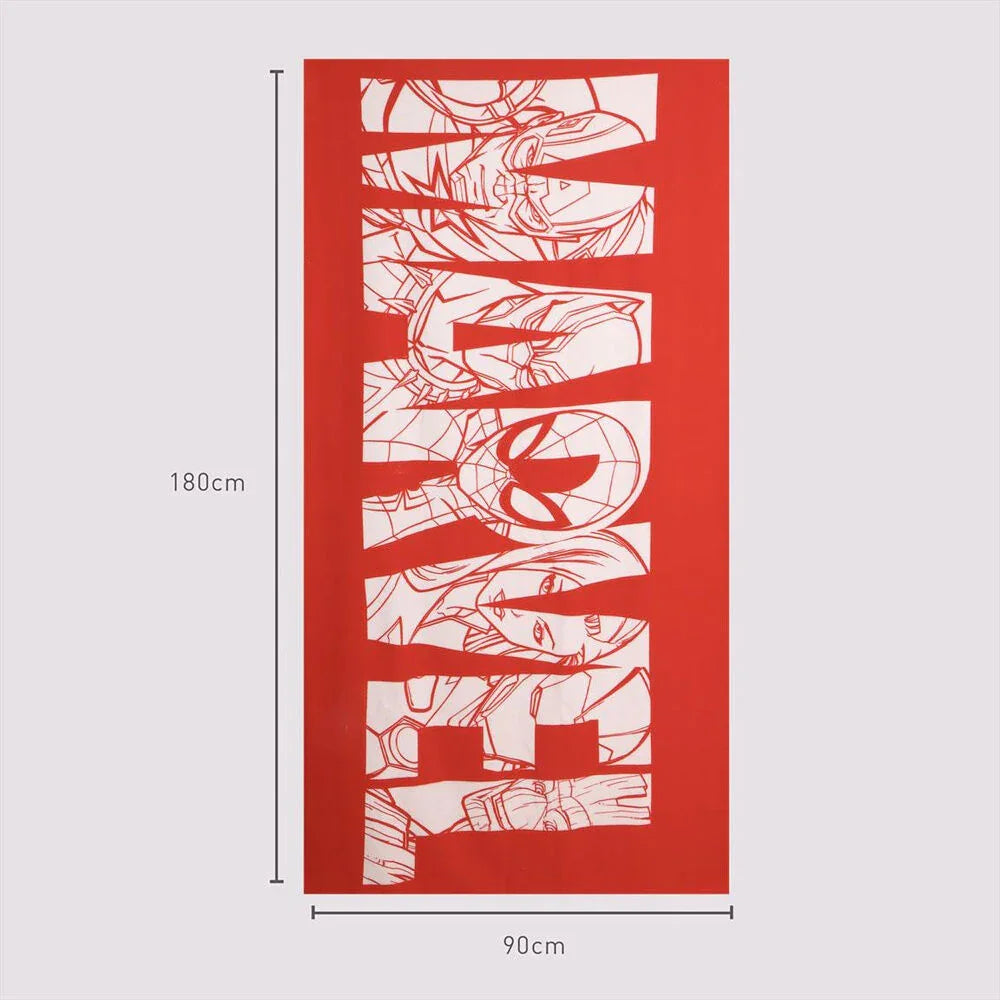 Marvel Logo microfibre beach towel Nerdscape