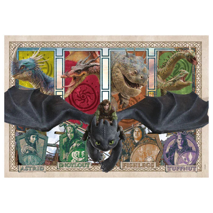 How To Train Your Dragon puzzle 300pcs Nerdscape