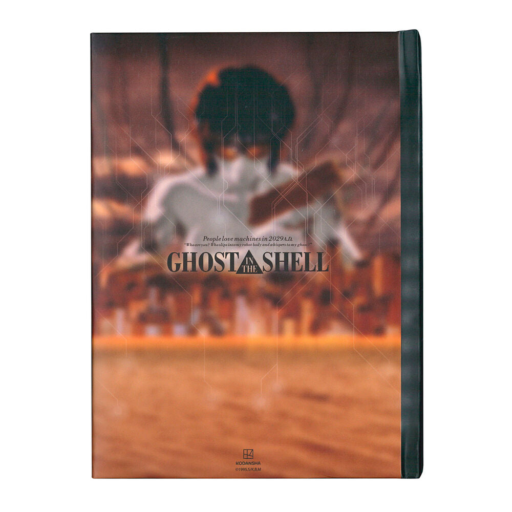 Ghost in the Shell City Notebook with light